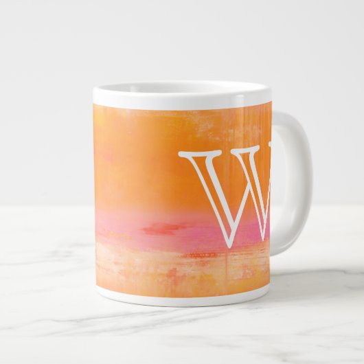 Monogram | Caraïbisch luchtruim Grote Koffiekop (Voorkant rechts)