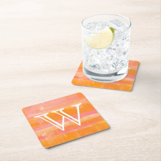 Monogram | Caraïbisch luchtruim Kartonnen Onderzetters (Insitu)