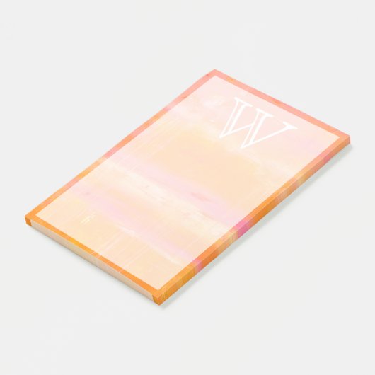 Monogram | Caraïbisch luchtruim Post-it® Notes (Schuin)