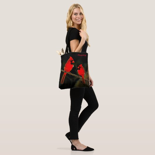 MONOGRAM CARDINALS TOTE BAG (Op model)