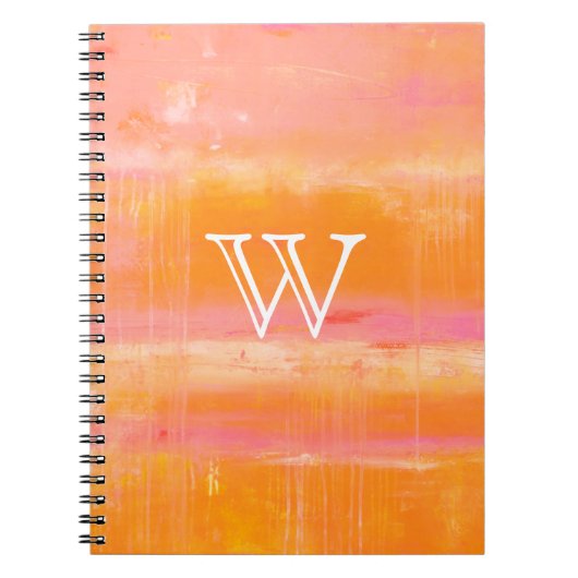 Monogram | Caribische Lucht Notitieboek (Voorkant)