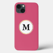 monogram Case-Mate iPhone case (Achterkant)
