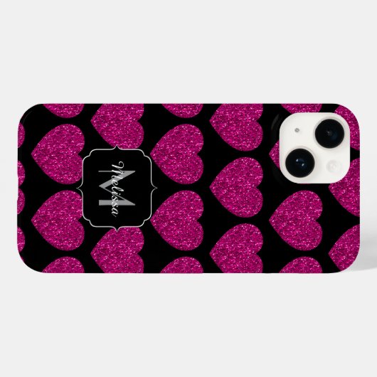 Monogram Case-Mate iPhone Case (Achterkant (horizontaal))