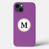 monogram Case-Mate iPhone case (Achterkant)