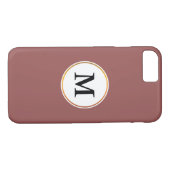 monogram Case-Mate iPhone case (Achterkant (Horizontaal))