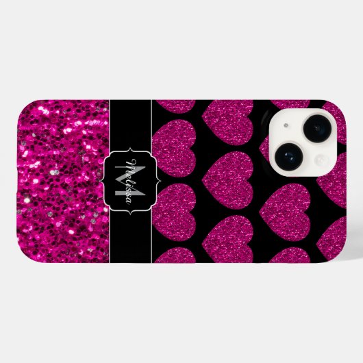Monogram Case-Mate iPhone Case (Achterkant (horizontaal))