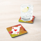 Monogram Casino Poker Dice Games Bier Onderzetter (Rechterzijde)