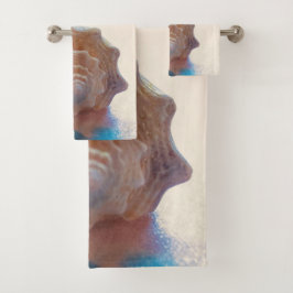 Monogram Casual Beach Zee Shell Bad Handdoek