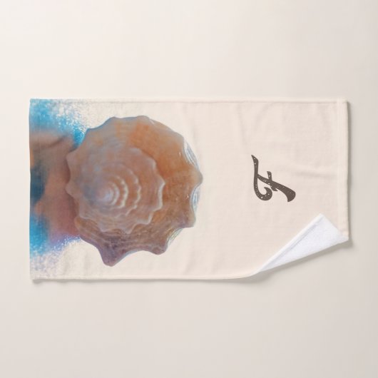 Monogram Casual Beach Zee Shell Bad Handdoek (Handdoek)