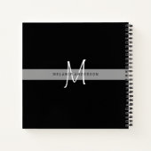 Monogram CAT-boetes voor Notitieboeken in het kade (Achterkant)