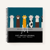 Monogram CAT-boetes voor Notitieboeken in het kade (Voorkant)