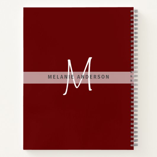 Monogram CAT-boetes voor Notitieboeken in het kade (Achterkant)