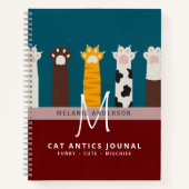 Monogram CAT-boetes voor Notitieboeken in het kade (Voorkant)