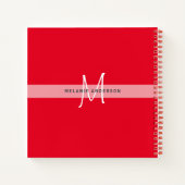 Monogram CAT Klauwen Voor Denkgerei Journal Notiti Notitieboek (Achterkant)