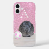 Monogram Cavia Roze Voetbal Rose Goud Case-Mate iPhone Case (Achterkant)