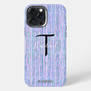 Monogram Cell Phone Case HAMbyWG - Lila iPhone 13 Pro Max Hoesje