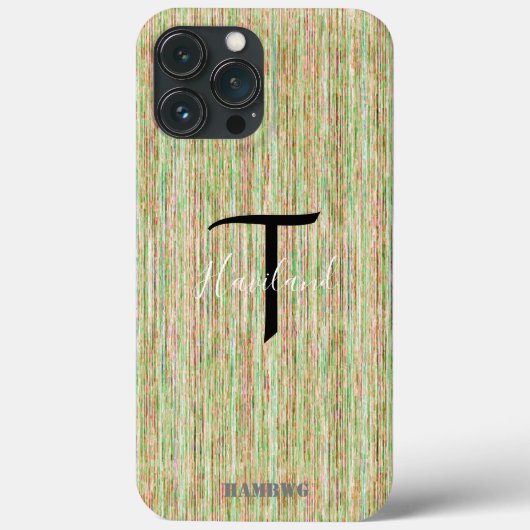 Monogram Cell Phone Case HAMbyWG - Tan (Achterkant)