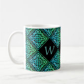 Monogram Celtic Blue Green 3 Letters Mok (Links)