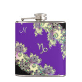 Monogram Celtic Capricorn Flask Heupfles (Voorkant)