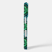 Monogram Celtic Knot Groen Teal iPhone 16 Hoesje (Achterkant / Rechts)