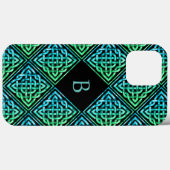 Monogram Celtic Knot iPhone 13 Pro Max Hoesje (Achterkant (horizontaal))