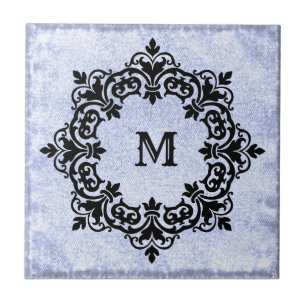 MONOGRAM CERAMIC TILE TEGELTJE