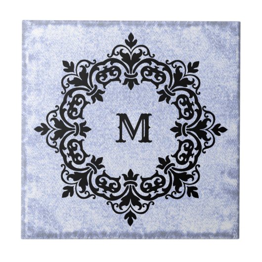 MONOGRAM CERAMIC TILE TEGELTJE (Voorkant)