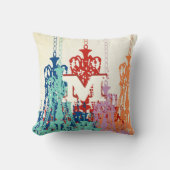 Monogram Chandelier Designer Pillow Kussen (Voorkant)