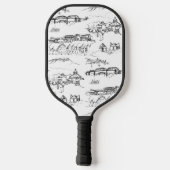 Monogram Chattanooga Toile Pickleball Paddle (Achterkant)