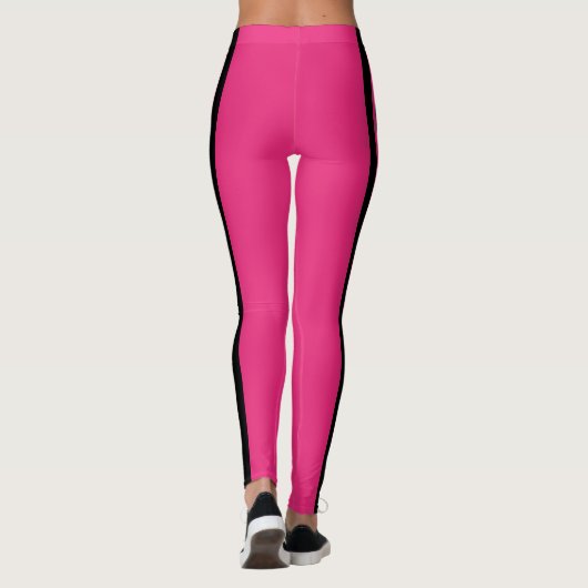 Monogram Cheerleader Hot Pink Leggings (Achterkant)