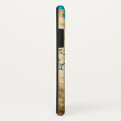 Monogram Cherry Blossom Bird Chandelier Case-Mate iPhone Case (Achterkant/rechts)