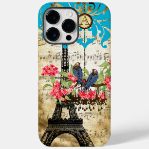Monogram Cherry Blossom Bird Chandelier iPhone Case-Mate iPhone 14 Pro Max Hoesje
