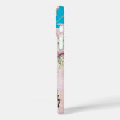 Monogram Cherry Blossom Bird Chandelier iPhone Case-Mate iPhone Case (Achterkant / Links)