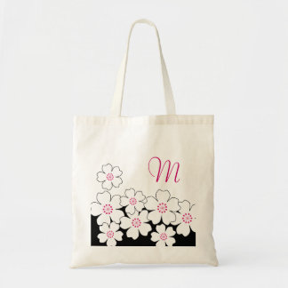 Monogram Cherry Blossom Bridesmaid Tassen