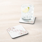 Monogram Cherry Blossom Plastic Onderzetter (Rechterzijde)