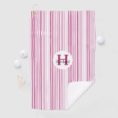 Monogram Cherry Line Monogram Golf Towel HAMbWG Golfhanddoek (Insitu)