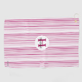Monogram Cherry Line Monogram Golf Towel HAMbWG Golfhanddoek (Horizontaal)