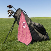 Monogram Cherry Line Monogram Golf Towel HAMbWG Golfhanddoek (Groen)