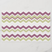 monogram Chevron Brick Briefpapier (Voorkant)