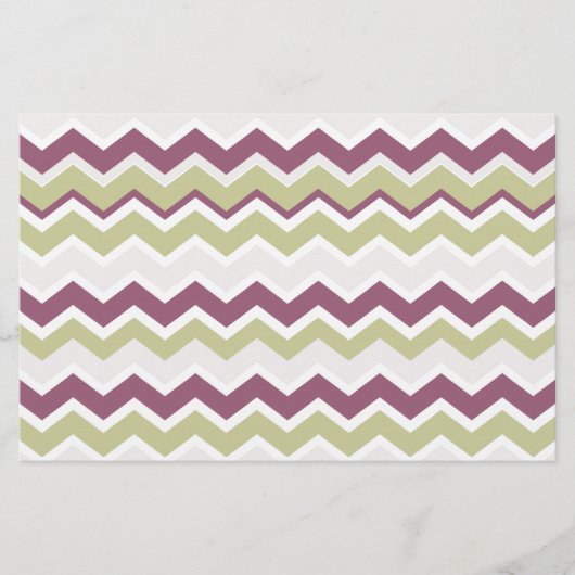 monogram Chevron Brick Briefpapier (Voorkant)