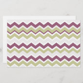 monogram Chevron Brick Briefpapier (Voorkant / Achterkant)