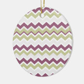 monogram Chevron Brick Keramisch Ornament (Links)