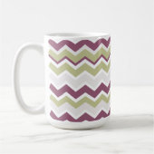 monogram Chevron Brick Koffiemok (Links)