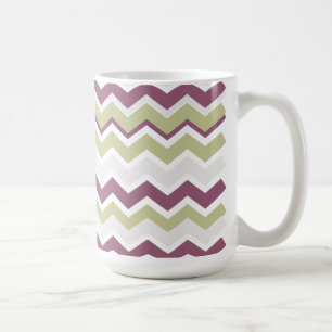 monogram Chevron Brick Koffiemok