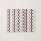 monogram Chevron Brick Legpuzzel (Horizontaal)