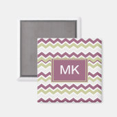 monogram Chevron Brick Magneet (Voorkant / Achterkant)