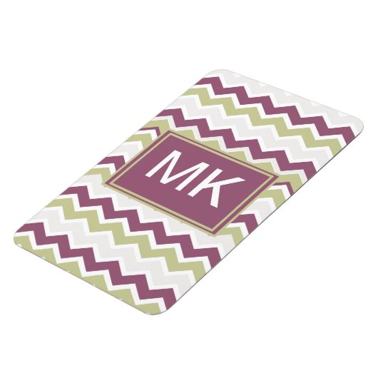 monogram Chevron Brick Magneet (Linkerzijde)