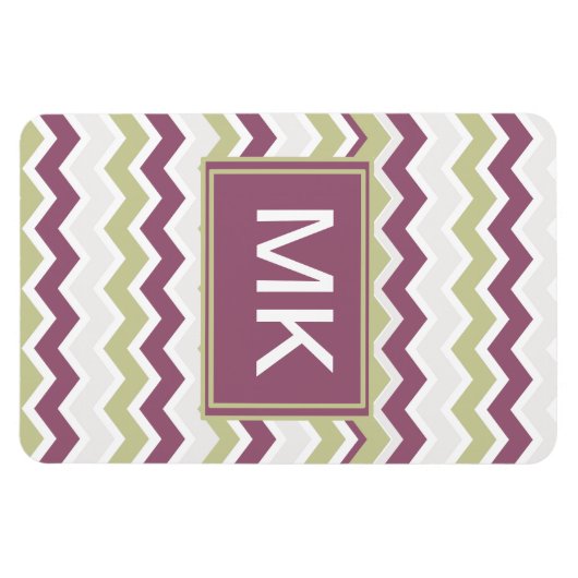 monogram Chevron Brick Magneet (Horizontaal)