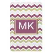 monogram Chevron Brick Magneet (Verticaal)