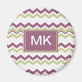 monogram Chevron Brick Magneet (Voorkant)